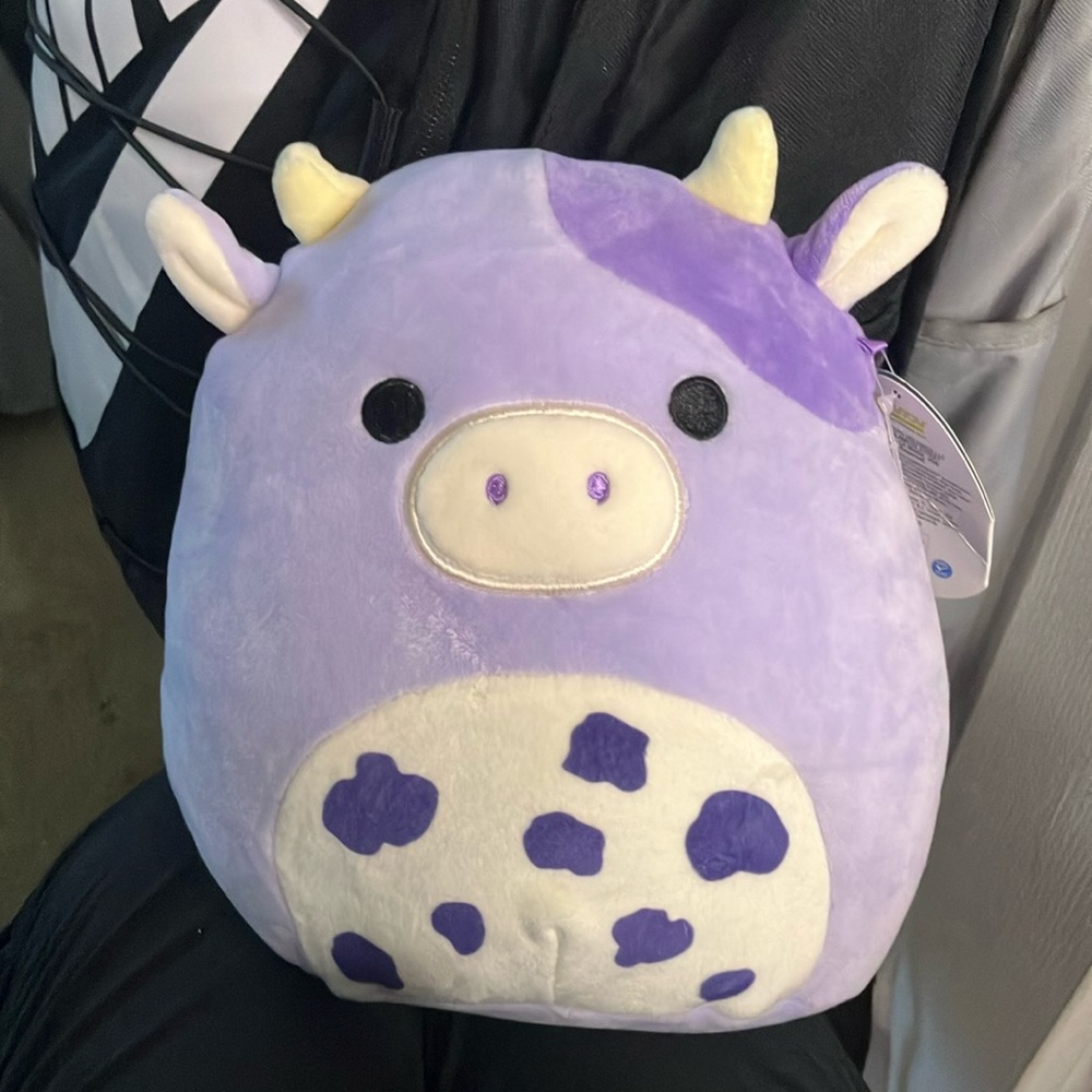 Bubba the purple cow squishmallow